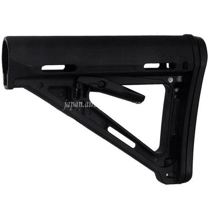 E&C MOEスタイル リトラクタブルストック M4/M16シリーズ電動ガン用 ブラック