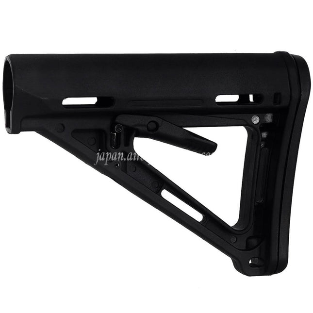 E&C MOEスタイル リトラクタブルストック M4/M16シリーズ電動ガン用 ブラック
