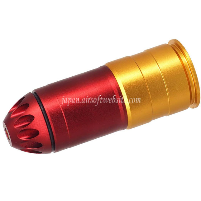 CYMA 120発 40mm M203 グレネード ガスカートリッジ シェル レッド/ゴールド