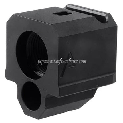 RWA Agency Arms 417 シングルポート コンペンセイター - 14mm 逆ネジ 反時計回り Elite Force UMAREX VFC WE (WE-Tech) Gシリーズ GBBピストル対応 エアソフト