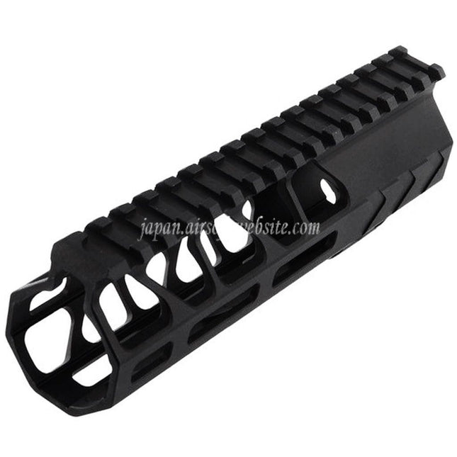 BAD Workhorse CNCアルミ製 6.7インチフリーフロート M-LOKハンドガードレールシステム VFC AR M4シリーズ GBBライフル対応 ブラック