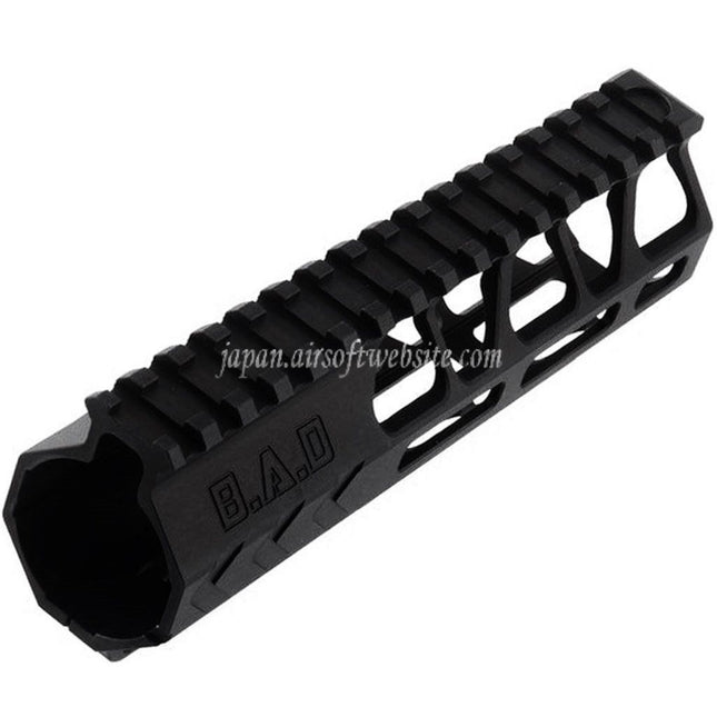 BAD Workhorse CNCアルミ製 6.7インチフリーフロート M-LOKハンドガードレールシステム VFC AR M4シリーズ GBBライフル対応 ブラック