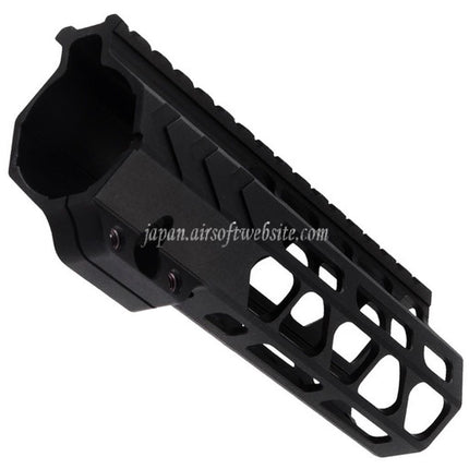 BAD Workhorse CNCアルミ製 6.7インチフリーフロート M-LOKハンドガードレールシステム VFC AR M4シリーズ GBBライフル対応 ブラック