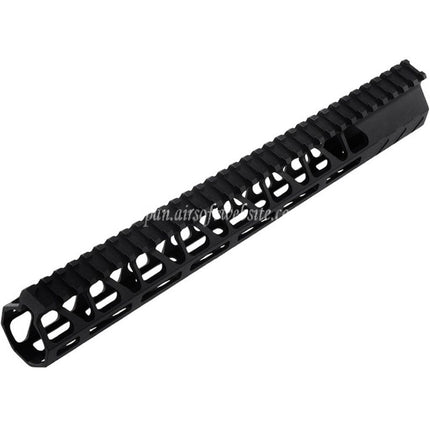 BAD Workhorse CNCアルミ製 13.5インチフリーフロート M-LOKハンドガードレールシステム VFC AR M4シリーズ GBBライフル対応 ブラック