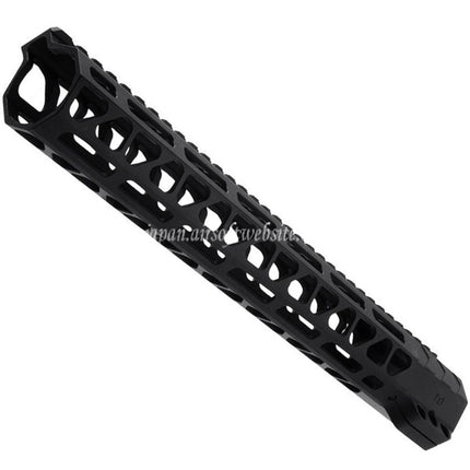 BAD Workhorse CNCアルミ製 13.5インチフリーフロート M-LOKハンドガードレールシステム VFC AR M4シリーズ GBBライフル対応 ブラック