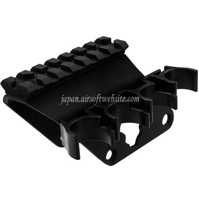 APS 7スロット 20mmトップレールスコープマウント（4連装カートリッジシェルホルダー付き） APS CAM870シリーズショットガン対応 ブラック