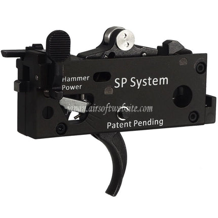 CYMA CGS 調整可能なアップグレードされた軽いトリガープル完全なトリガーボックス  CYMA CGS M4シリーズGBBライフルエアソフトガンに適合  ブラック