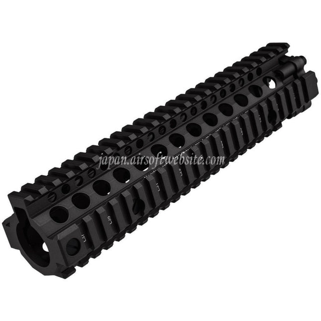 CYMA 241mm アルミニウム MK18スタイル RASハンドガードレールシステム  M4 M16シリーズAEGライフルエアソフトガンに適しています  ブラック