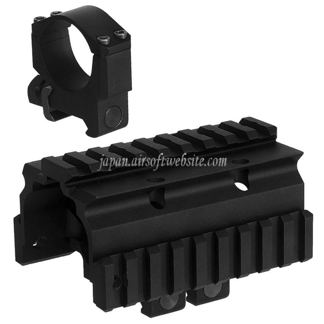 CYMA CGS KXCスタイル NADSマウントトップサイドレール 30mmスコープリング付き    20mmピカティニーレールに適合