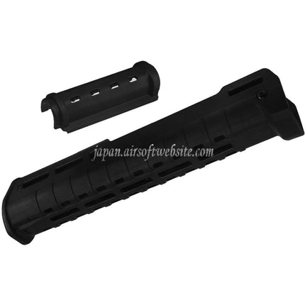 CYMA 297mm ポリマーZHUKOVスタイル  AKM M-LOK 上部下部ハンドガードシステム    CYMA CM077 AK Zhukovシリーズ 電動ガンライフル エアソフトガンに最適  ブラック
