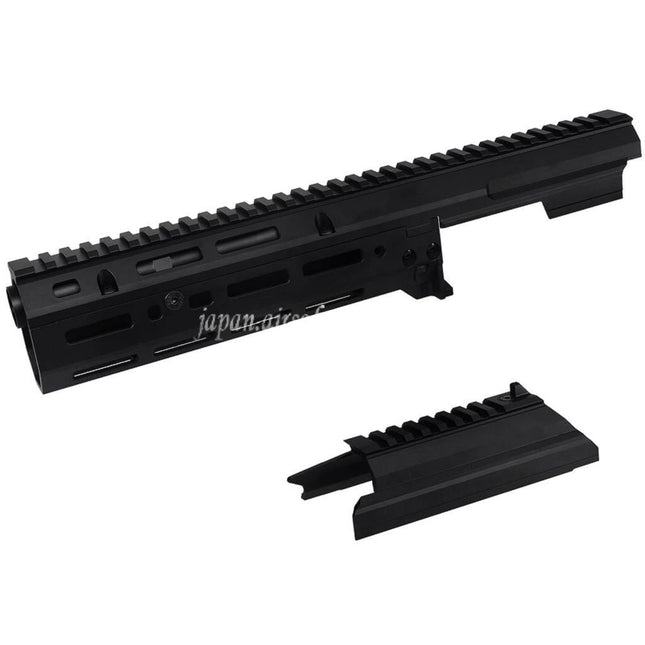 5KU 340mm MK3 Monolithic 1913 20mm M-LOK 上ハンドガードレールシステムセット      CYMA AK105 AKM AKシリーズ電動ガンに適しています  ブラック