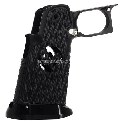 5KU CNCアルミグリップ タイプ-6  東京マルイ Hi-Capa 5.1 4.3シリーズ GBBピストル エアソフトガンに適合