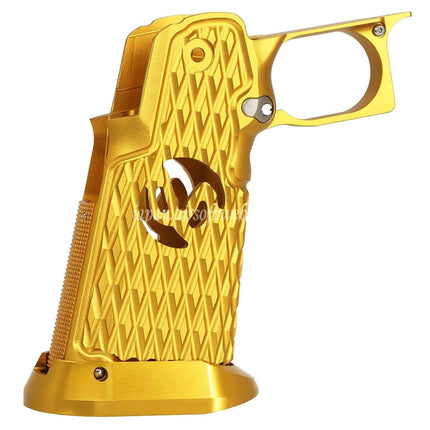 5KU CNCアルミグリップ タイプ-6  東京マルイ Hi-Capa 5.1 4.3シリーズ GBBピストル エアソフトガンに適合