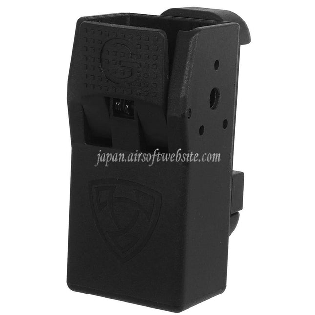 APS スポーツタイプ ロック付きマガジンポーチ  GシリーズGBBピストルに適合 エアソフトマガジン  ブラック