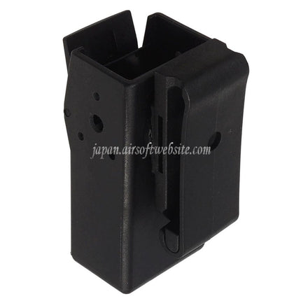 APS タクティカルタイプ ロック付きマガジンポーチ CZ Shadow SP01 Tanfoglio SIG P226 P320 GBBピストル用エアソフトマガジン    ブラック
