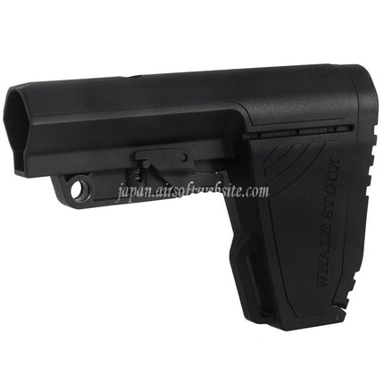 CYMA 大型収納スペース ロングバージョン WHALE調節可能なストック    M4 M16シリーズ電動ガンに適しています    ブラック