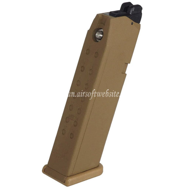 ARMY ARMAMENT 24発 ガスマガジン   G19X G19 G23 G26シリーズのGBBピストルエアソフトガンに適しています    タン