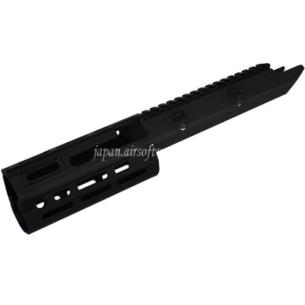 5KU 350mm Monolithic M-LOK ハンドガードレールシステム      東京マルイ次世代MP5電動ガン／VFC MP5ガスブローバックライフルに対応  ブラック