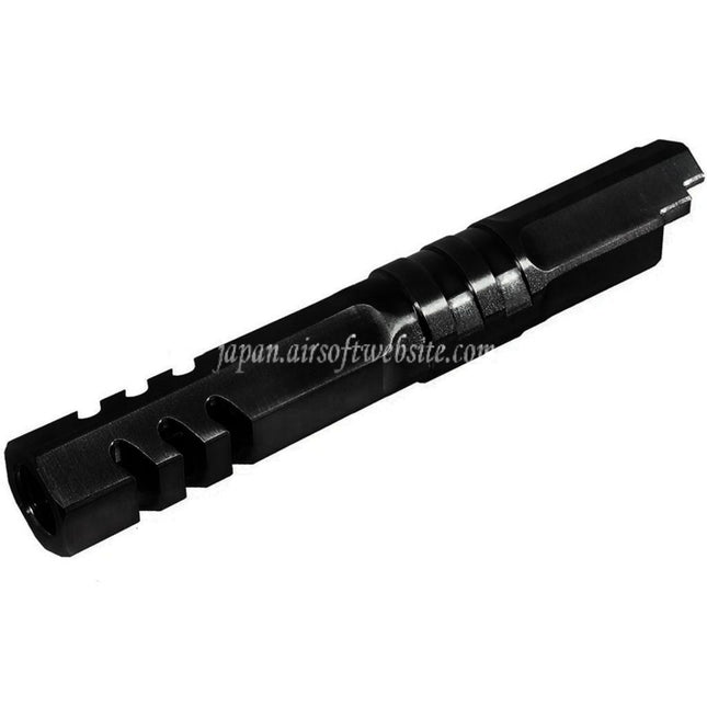 5KU  4.3インチ ステンレススチール 六角形アウターバレル +11mm CW 時計回りネジArmorer Works AW WE-TECH 東京マルイ Hi-Capa 4.3 シリーズ GBB ピストル エアソフトガンに適合