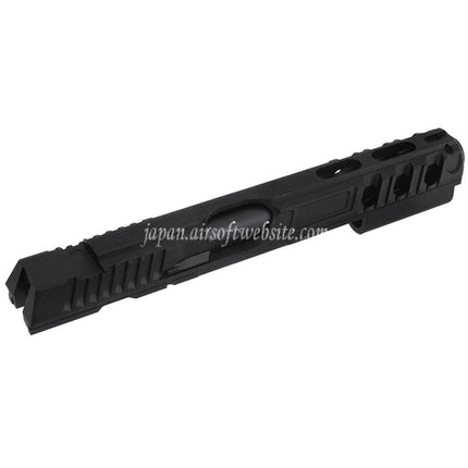 5KU CNCアルミ削り出しスライドそしてバレルキットセット タイプ-3   KJ Works ASG CZ Shadow 2シリーズGBBピストルエアソフトガンに適合