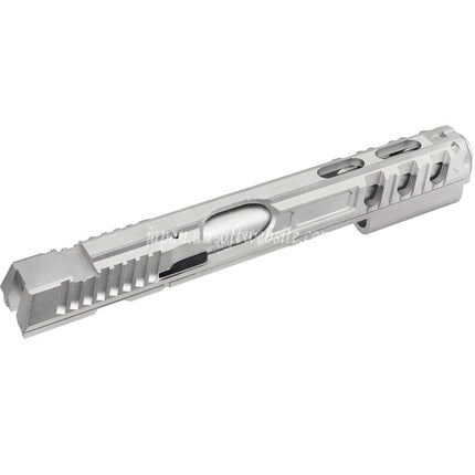 5KU CNCアルミ削り出しスライドそしてバレルキットセット タイプ-3   KJ Works ASG CZ Shadow 2シリーズGBBピストルエアソフトガンに適合