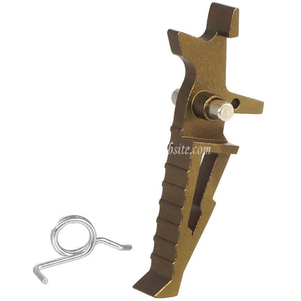 E&C アルミニウムSIスタイルスピードトリガー   M4 M16シリーズAEGライフルエアソフトガンに適しています