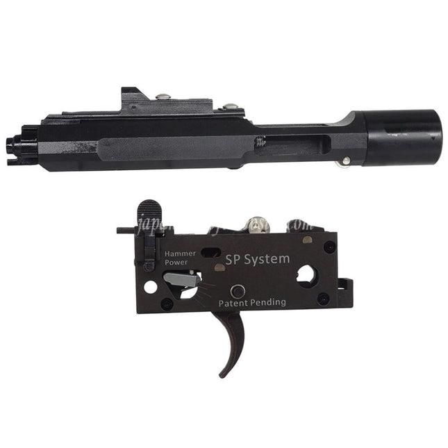 CYMA CNC ステンレス鋼 ボルトキャリア調整可能なトリガーボックス付き    CGS AR M4シリーズGBBライフルエアソフトガンに適しています