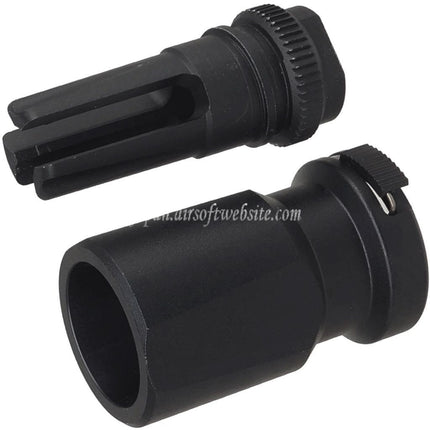 E&C Blackout 51T 3本爪フラッシュハイダー    爆風偏向器付き   -14mm CCW 反時計回りに適しています