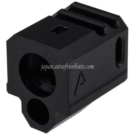 RWA Agency Arms 417デュアルポート補償器-14mm CCW 反時計回りねじ      GシリーズGBBピストルに適しています