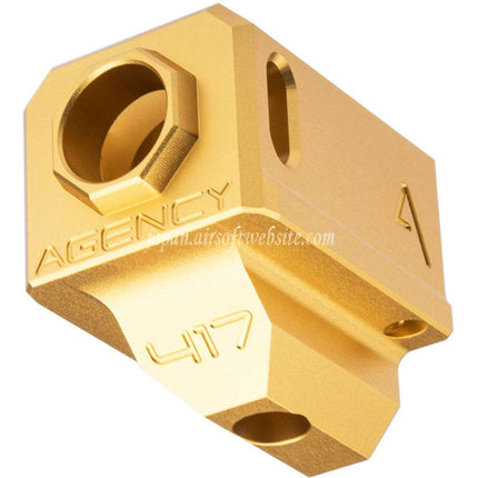 RWA Agency Arms 417デュアルポート補償器-14mm CCW 反時計回りねじ      GシリーズGBBピストルに適しています