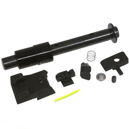 Bomber Airsoft CNC アルミニウム Staccato-P 9mm 4.15 スタイル バレルスライドミドルフレームキットセット    東京マルイ HI-CAPAシリーズ GBBピストルに適合   ブラック