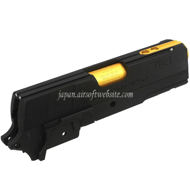 Bomber Airsoft CNC アルミニウム SVI Infinity Tiki スタイル バレルスライドミドルフレームキットセット  東京マルイ HI-CAPA 5.1シリーズ GBBピストルに適合