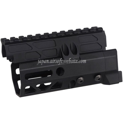 5KU 4.7インチ MMSスタイル M-Lok ハンドガードレールシステム      CYMA D-BOYS AKS-74Uシリーズ電動ガンに適しています   ブラック