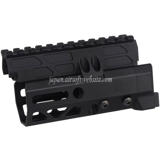 5KU 4.7インチ MMSスタイル M-Lok ハンドガードレールシステム      CYMA D-BOYS AKS-74Uシリーズ電動ガンに適しています   ブラック