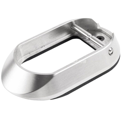 Revanchist Airsoft ステンレス鋼 マグウェル標準     東京マルイ HI-CAPAシリーズ GBBピストルに適合    シルバー