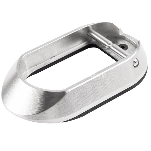 Revanchist Airsoft ステンレス鋼 マグウェル標準     東京マルイ HI-CAPAシリーズ GBBピストルに適合    シルバー