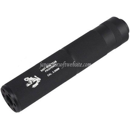 CYMA 155mm x 30mmネイビーシールズスタイル サイレンサー   -14mm CCW 反時計回りに適しています