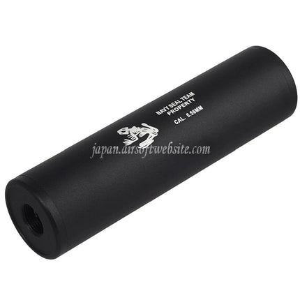 CYMA 128mm x 35mmネイビーシールズスタイル サイレンサー     -14mm CCW 反時計回りに適しています / +14mm CW 時計回りネジ