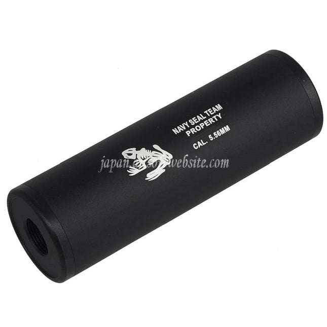 CYMA 108mm x 35mmネイビーシールズスタイル サイレンサー   -14mm CCW 反時計回りに適しています / +14mm CW 時計回りネジ