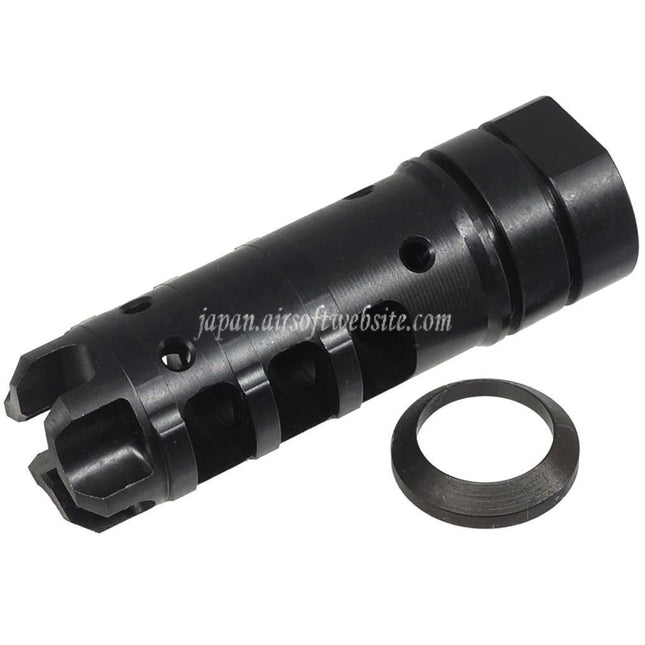 5KU 65mm LANTAC Dragonスタイル DGN762Bフラッシュハイダー     -14mm CCW 反時計回りに適しています   ブラック