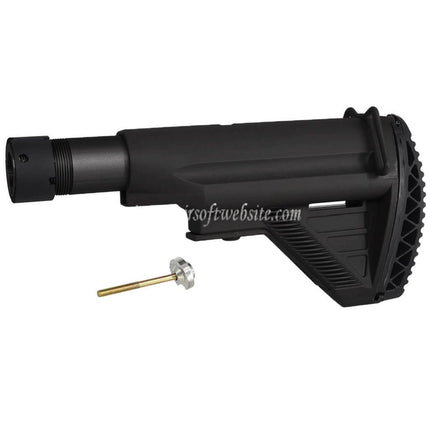 E&C 伸縮式ストック チューブ付き  E&C HK417 G28シリーズ電動ガンに適しています