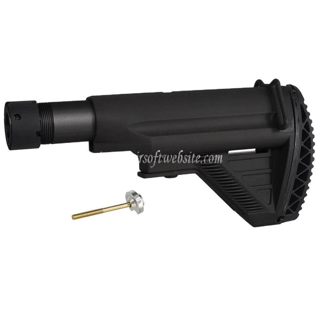 E&C 伸縮式ストック チューブ付き  E&C HK417 G28シリーズ電動ガンに適しています