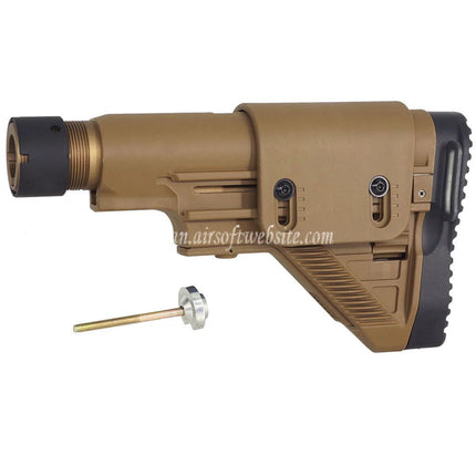 E&C DMRスタイルの伸縮式ストックチューブ付き E&C HK417 G28シリーズ電動ガンに適しています
