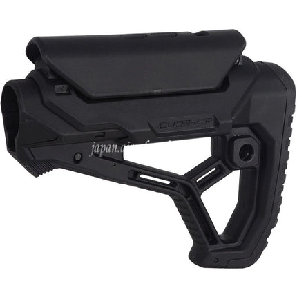E&C GL-CORE CPスタイル伸縮式ストック    AR M4 M16シリーズの電動ガンに適しています  ブラック