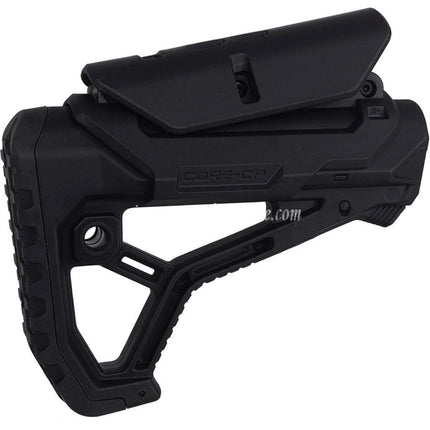 E&C GL-CORE CPスタイル伸縮式ストック    AR M4 M16シリーズの電動ガンに適しています  ブラック