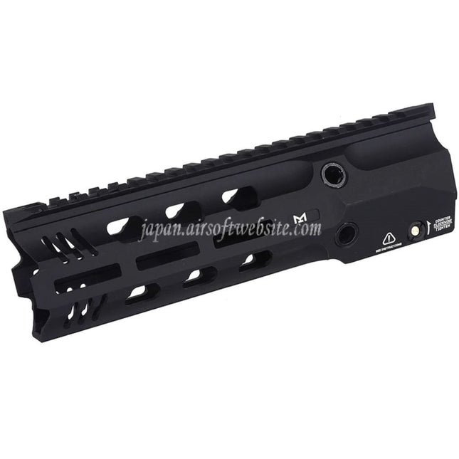 E&C GRIDLOKスタイル 9インチ フルデューティーM-Lok ハンドガードレールシステム      E&C 416シリーズ電動ガンに適しています   ブラック