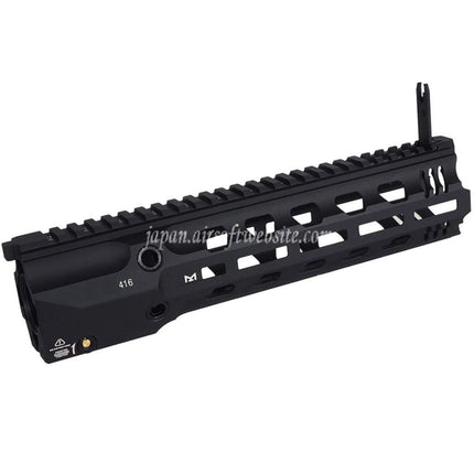 E&C GRIDLOKスタイル 11インチ フルデューティーM-Lokハンドガードレールシステム      E&C 416シリーズ電動ガンに適しています   ブラック