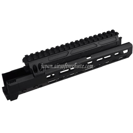 5KU 10.1インチ MMSスタイル M-Lok ハンドガードレールシステム      CYMA AKM AK74 AK105シリーズの電動ガンに適しています    ブラック