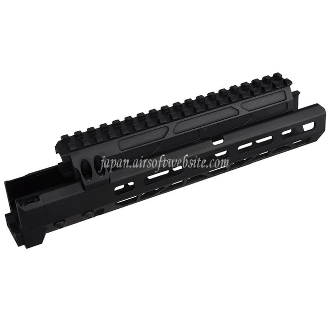 5KU 10.1インチ MMSスタイル M-Lok ハンドガードレールシステム      CYMA AKM AK74 AK105シリーズの電動ガンに適しています    ブラック