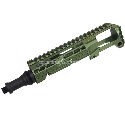 5KU カービンライフルコンバージョンキット タイプA M1913レールストックアダプター付き ACTION ARMY AAP-01シリーズ GBBピストル エアソフトガン